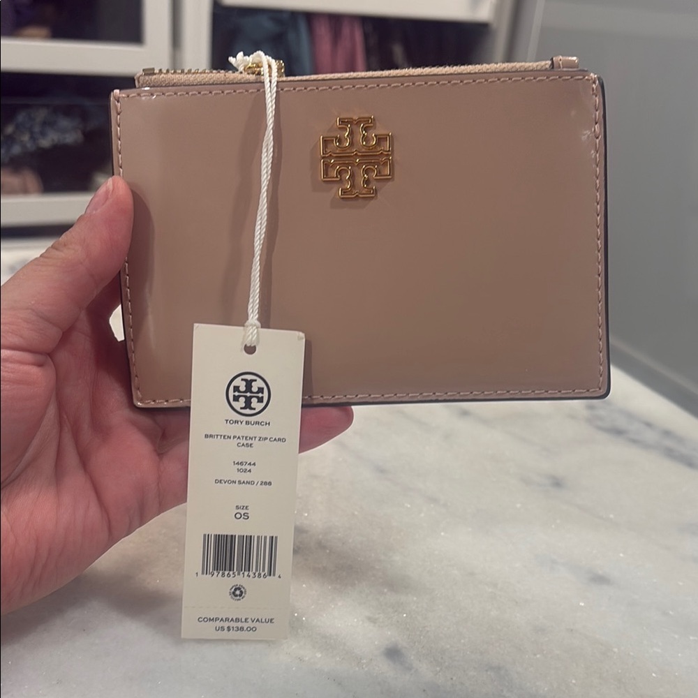 Tory Burch Tan Leather Wallet